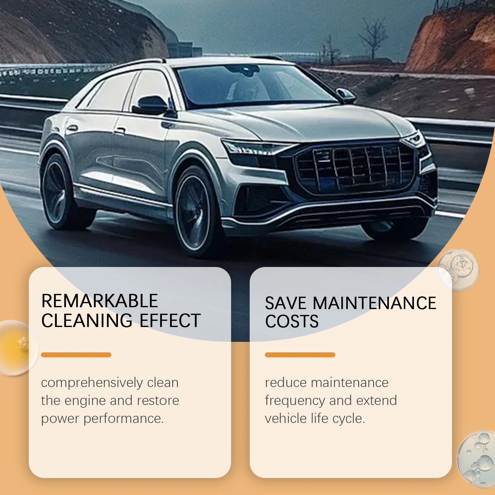 Engine Anti-Wear Protective Agent Rust and Noise Prevention Carbon Removal Anti-Wear Repair Oil Reduce Engine Friction Car Care Oasis Select