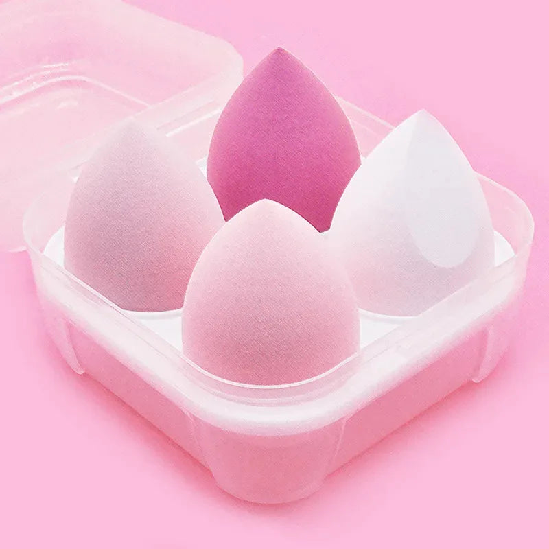 4/8/12/16pcs Makeup Sponge Cosmetic Puff Dry And Wet Combined Cosmetic Egg Women Foundation Powder Puff Bevel Cut Makeup Sponges Oasis Select