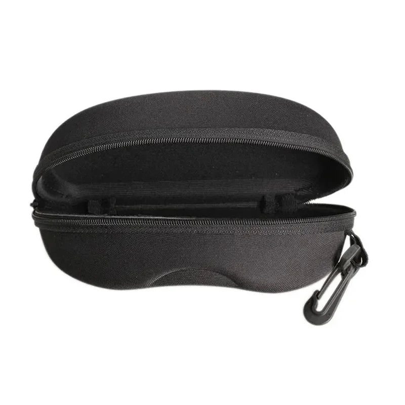 EVA Zipper Sunglasses Case with Hook – Shockproof Eyeglass Pouch