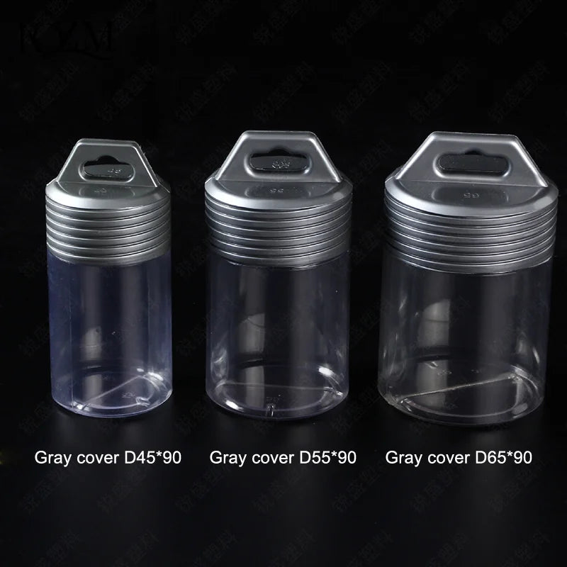 Modular Transparent Plastic Storage Bottles for Small Parts