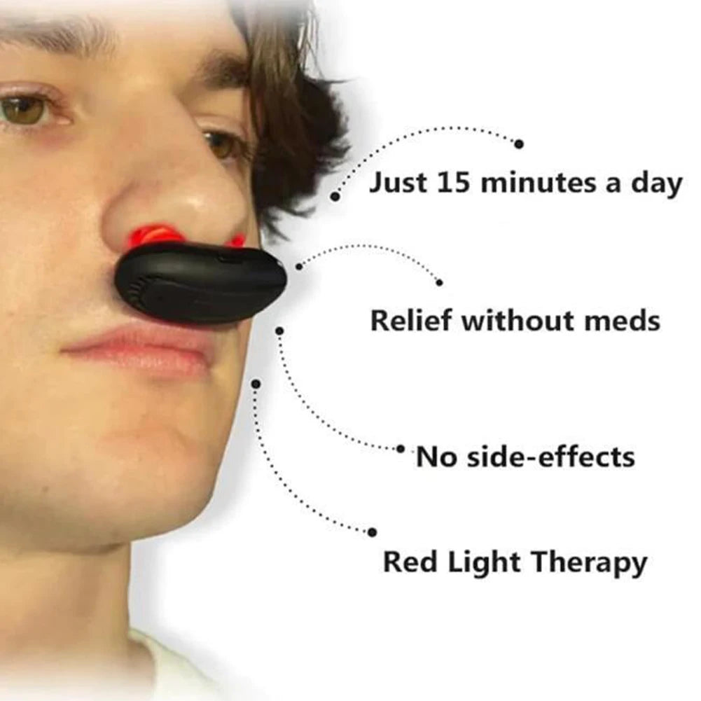 Cordless Red Light Nasal Therapy Device – Rhinitis Relief Nasal Therapy Device Oasis Select