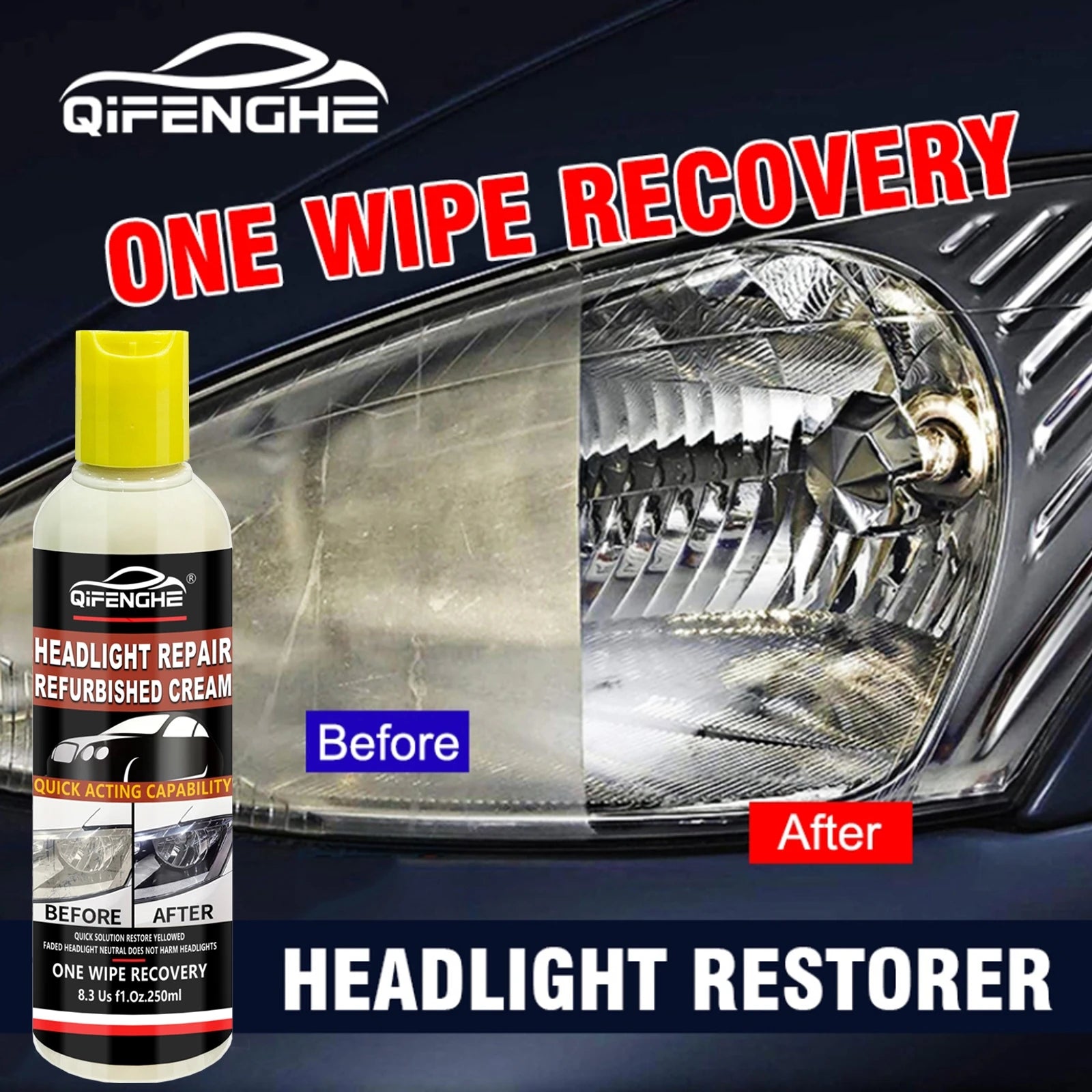 Headlight Restoration Kit – Anti-Yellowing UV Protective Coating Headlight Restoration Kit Oasis Select