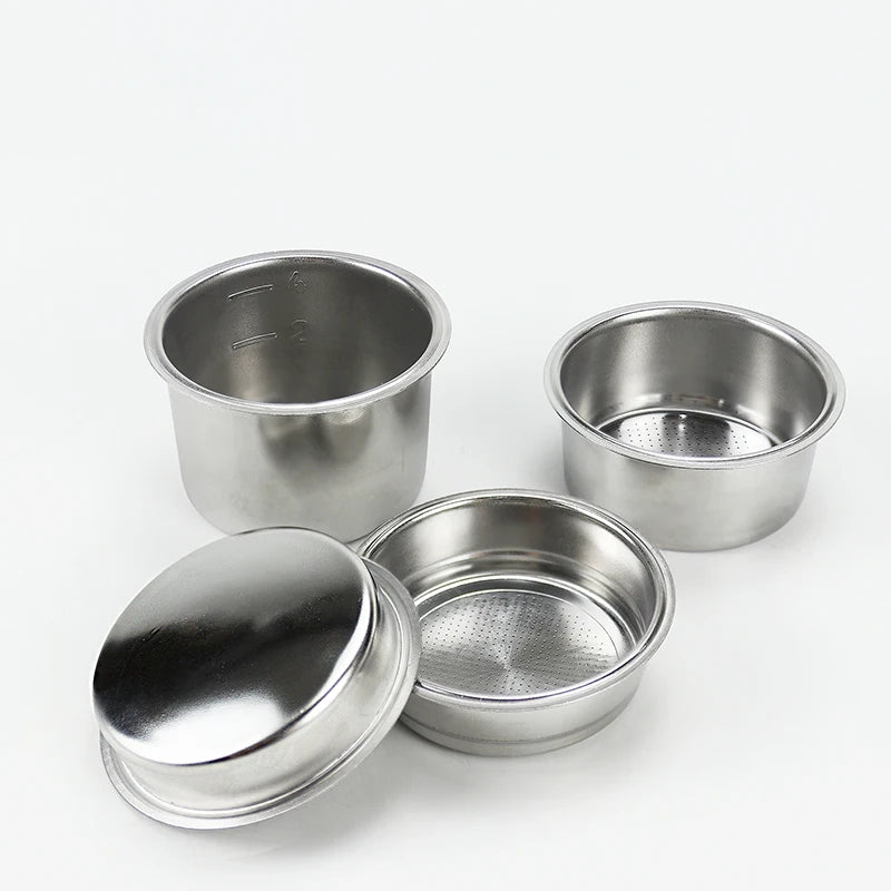 Espresso Filter Basket 51mm 58mm – 1/2/4 Cup Replacement Espresso Filter Basket Oasis Select