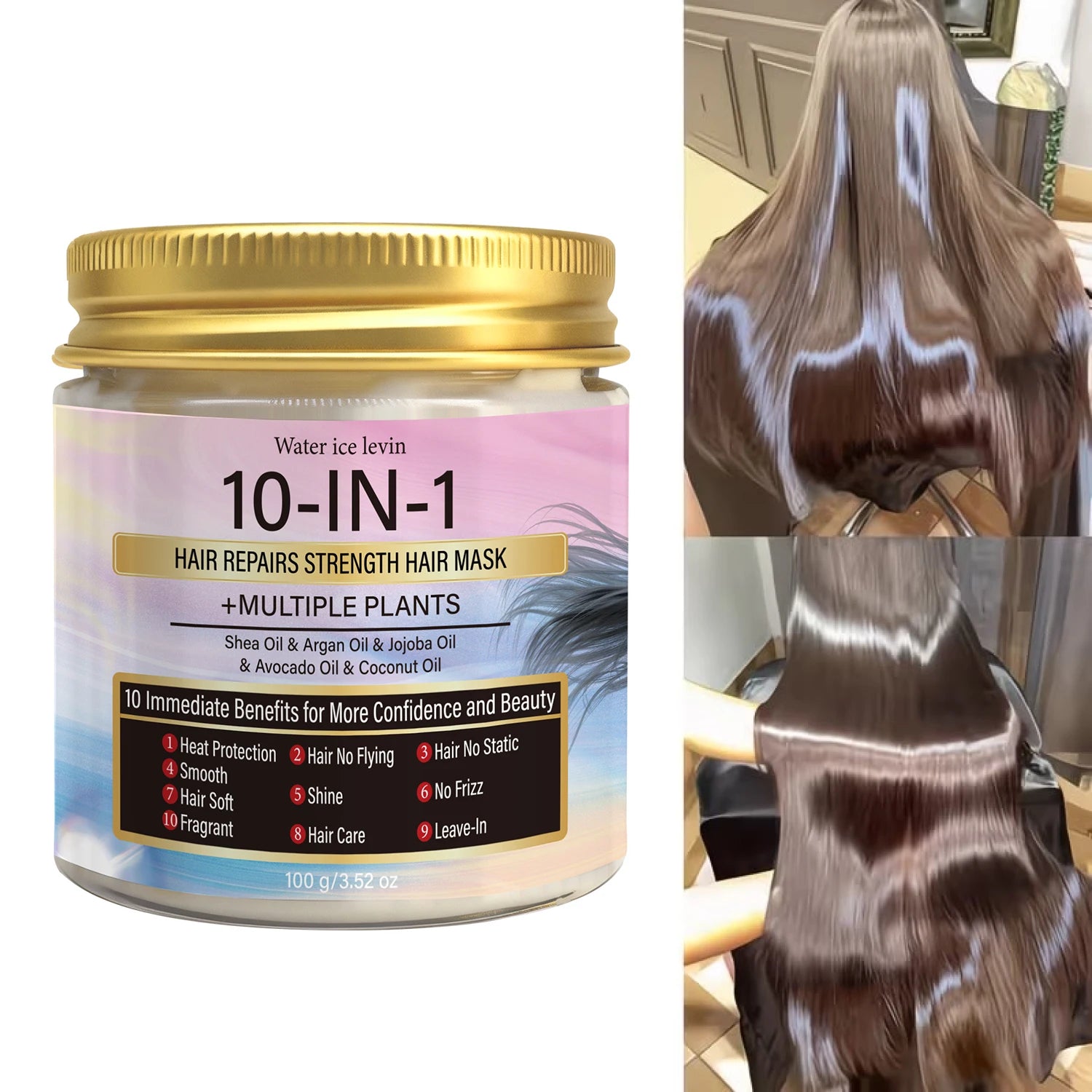 Multi-Oil Hair Mask with Keratin & Biotin – 10-in-1 Repair Deep Conditioning Hair Mask Oasis Select