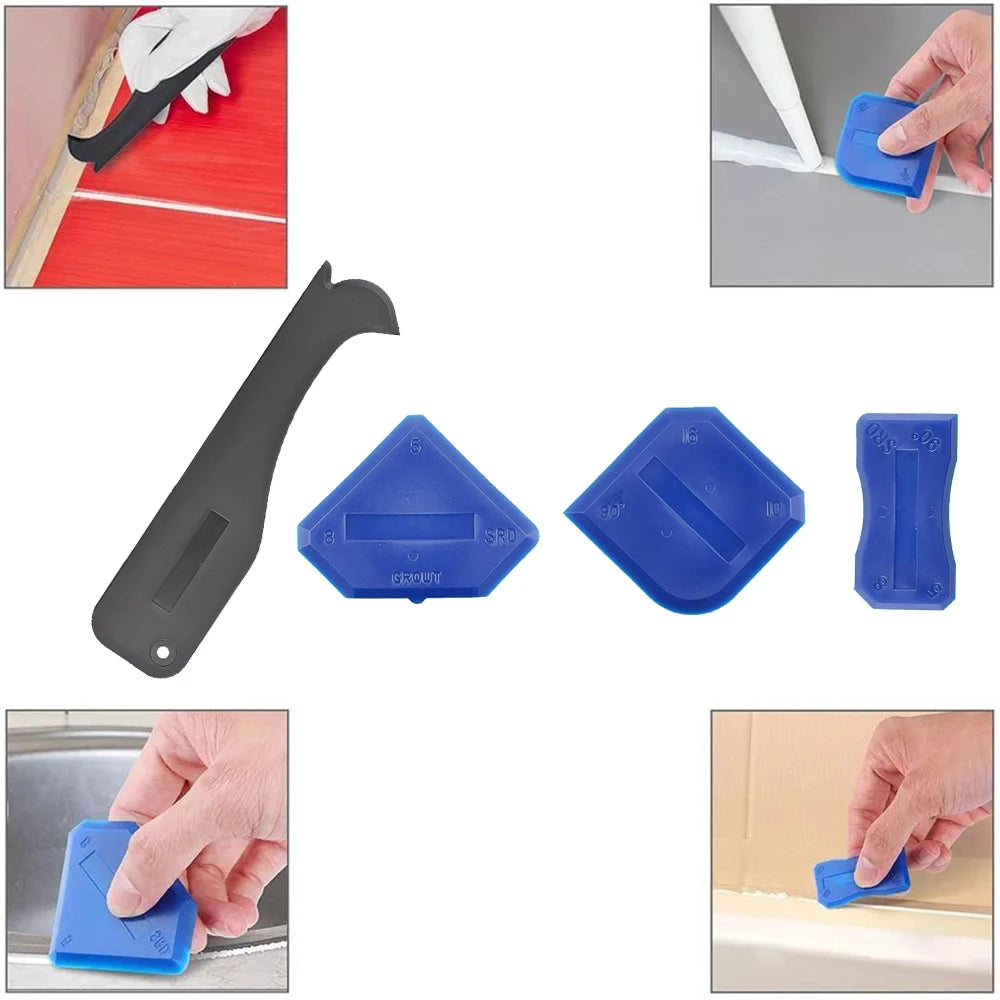 5-in-1 Caulk Remover & Smoother Tool Set – Sealant Kit Caulk Remover Tool Set Oasis Select