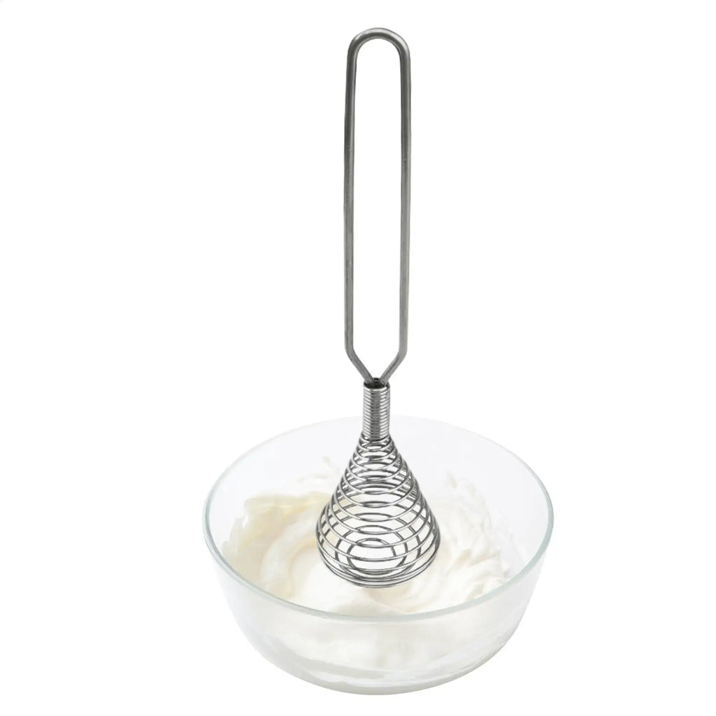 Egg Whisk Spring Coil Kitchen Whisk Hand Stirrer Handheld Kitchen Tools Stirrer Mixer for Whisking Mixing Beating Making Cream Oasis Select