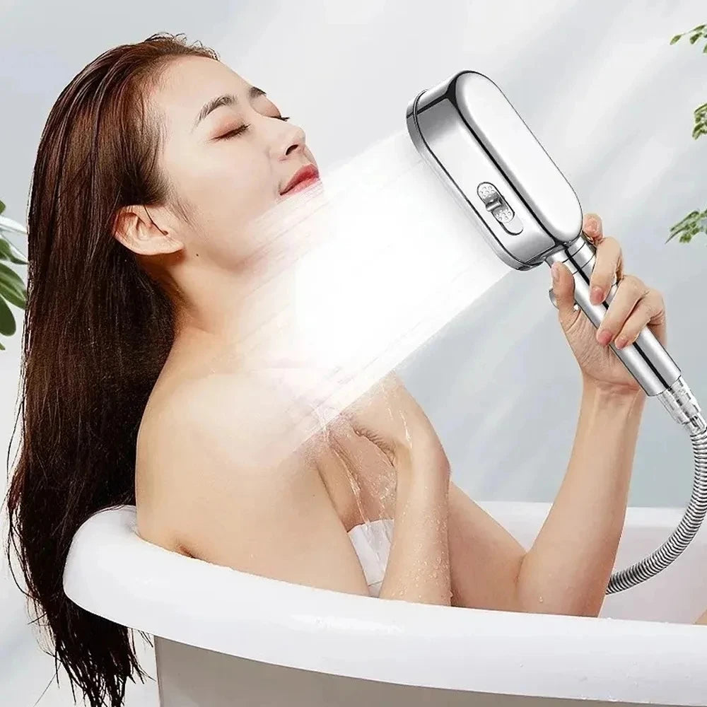 New 3 Modes Shower Head High Pressure Spa Water Saving Hand-Held Water Purifier Filter Hose Bathroom Faucet Mixer Accessories Oasis Select