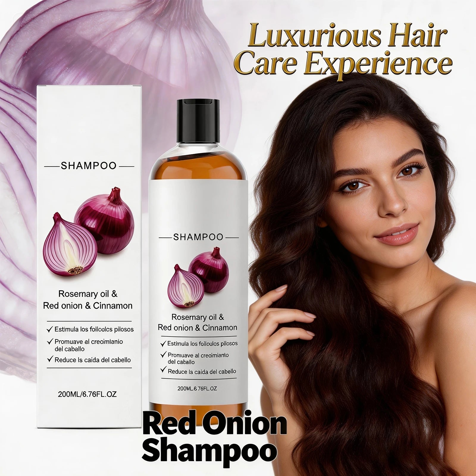 Rosemary & Red Onion Volumizing Shampoo – Oil Control, 200ml