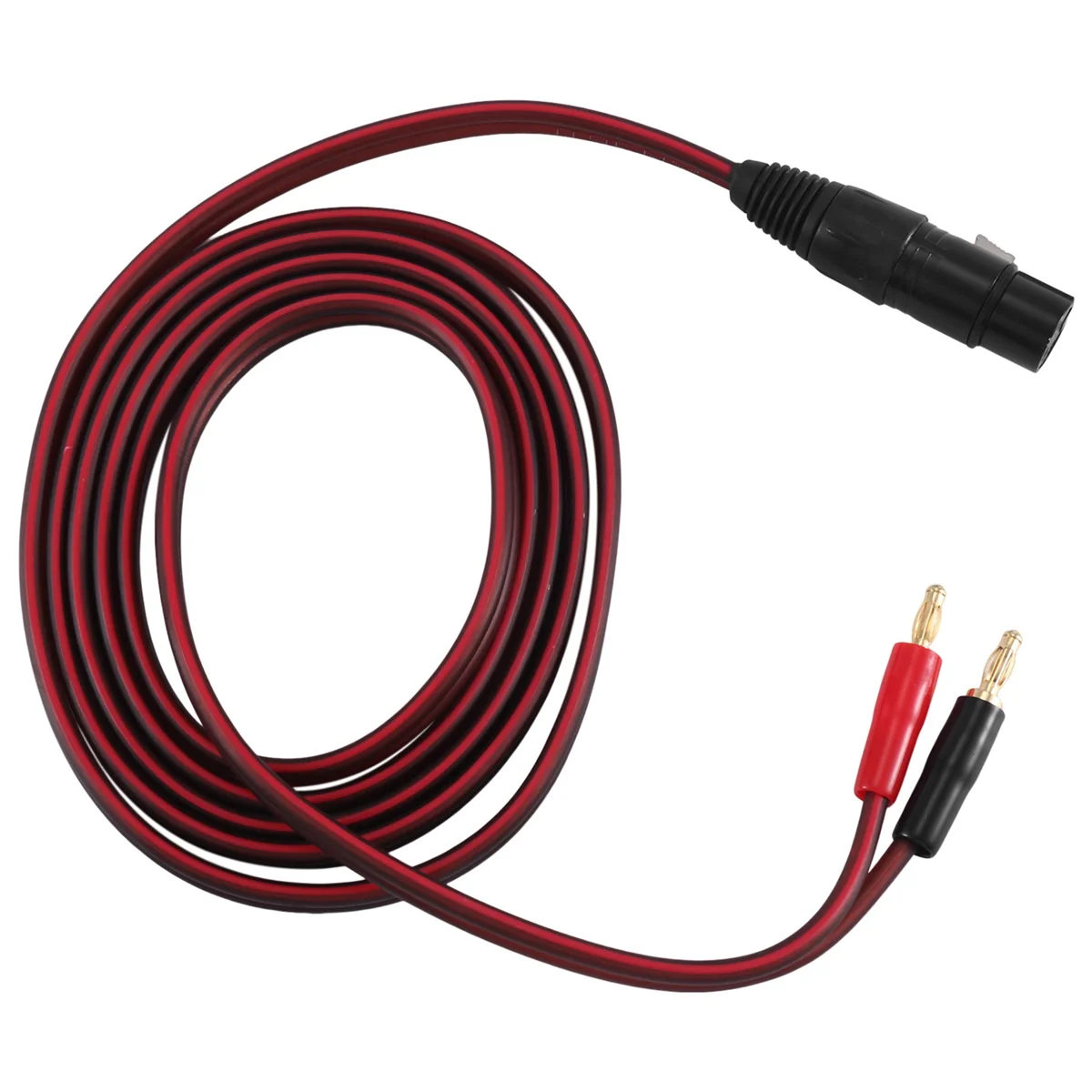 XLR to Banana Speaker Cable,XLR 3 Pin Female to Dual Banana Plugs Audio Cable, Gold-Plated 4mm Plug to XLR3 Pro HiFi Oasis Select Default Title