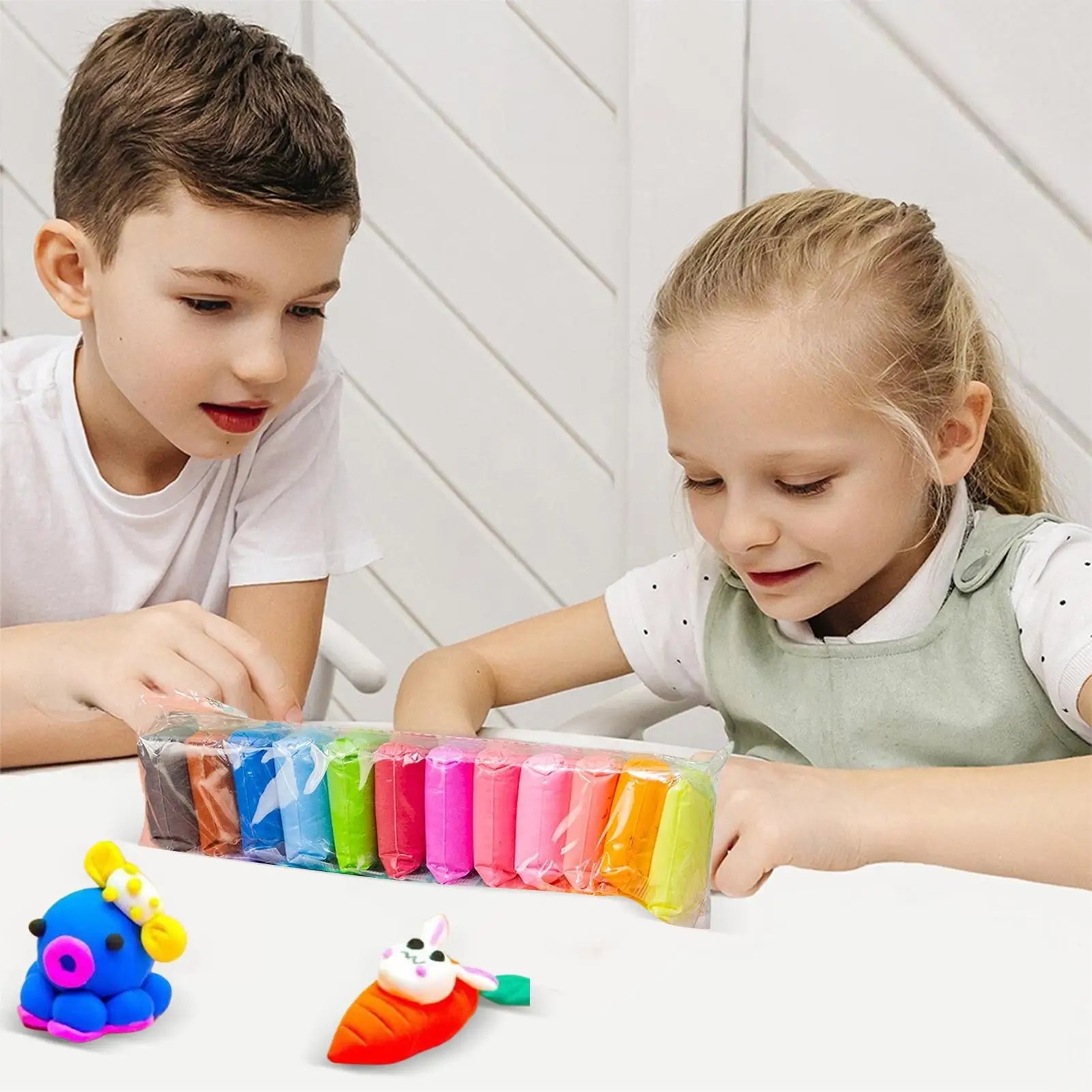 12/24/36 Colors Air Dry Clay Super Light Modeling Clay DIY Crafts with Tools Soft Creative Educational Toys for Kids Gifts Oasis Select