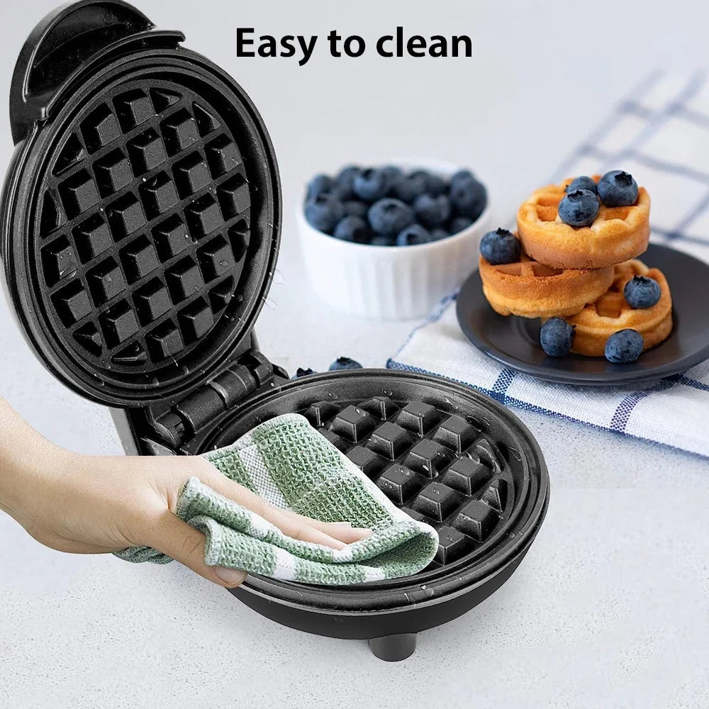 350W Mini Waffle Maker Electric Breakfast Maker Non Stick Pancake Bubble Egg Cake Oven Pan Eggette Machine Oasis Select