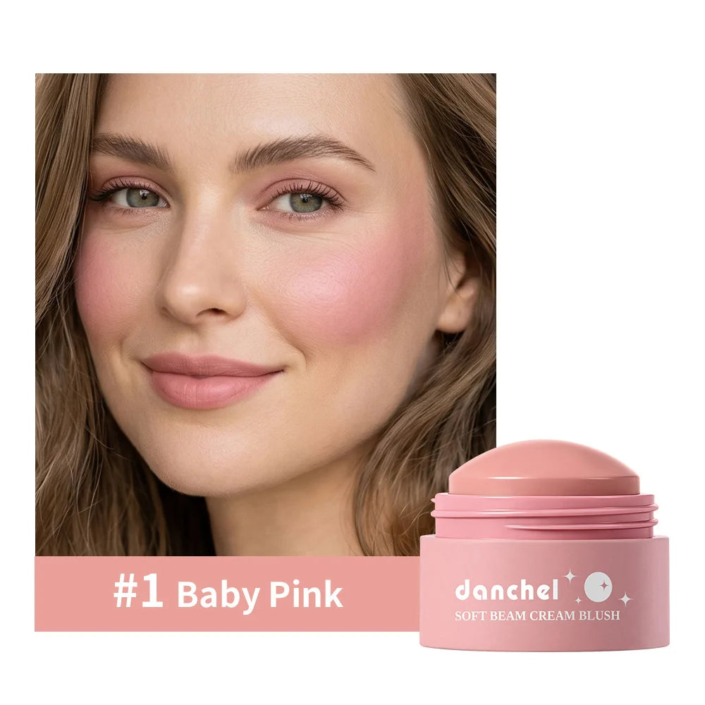 Natural Looking Matte Blush Stick Soft Cream Blush Balm Waterproof Long Lasting Hydrating Lightweight Blendable Cheek Cosmetics Oasis Select 1 Baby Pink