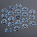 20Pcs 22*16mm Bobbin Case Spring For JUKI SINGER CONSEW BROTHER Single Needle Straight Stitch Sewing Machin Metal Durable Oasis Select 20pcs