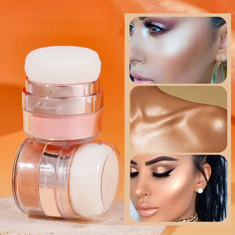 Waterproof Glitter Powder for Face, Body & Hair | High Gloss Body Glitter Highlighter Oasis Select