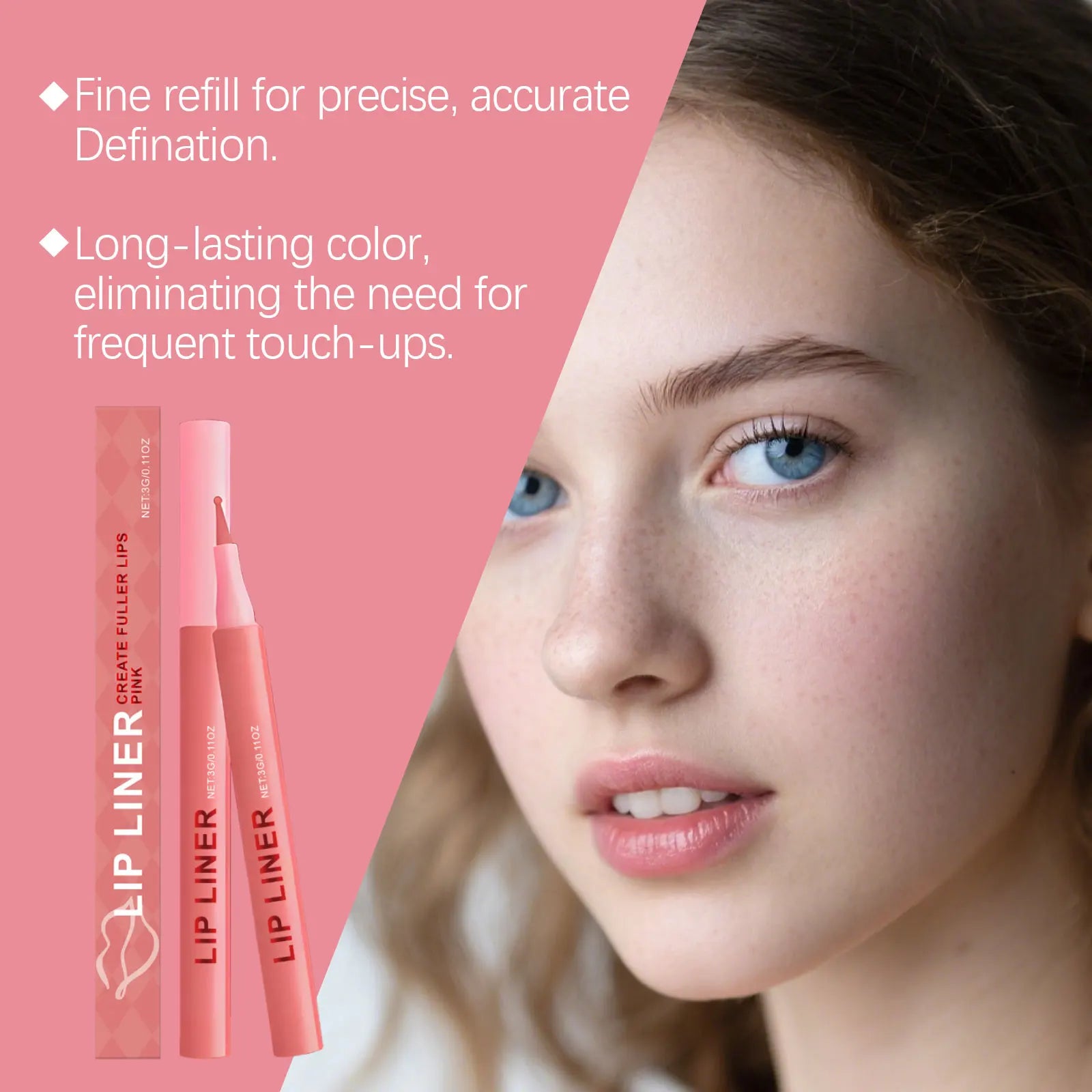 Waterproof Matte Lip Liner Pencil – Long-Lasting & Smudge-Proof Lip Liner Pencil Oasis Select