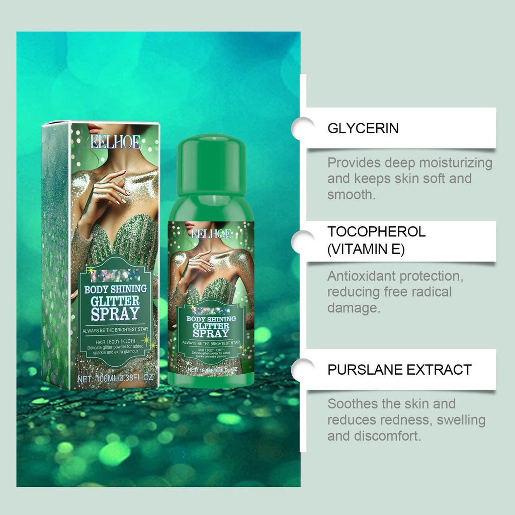 Eelhoe Highlighter Spray – Shimmer Glow & Brightening 100ml