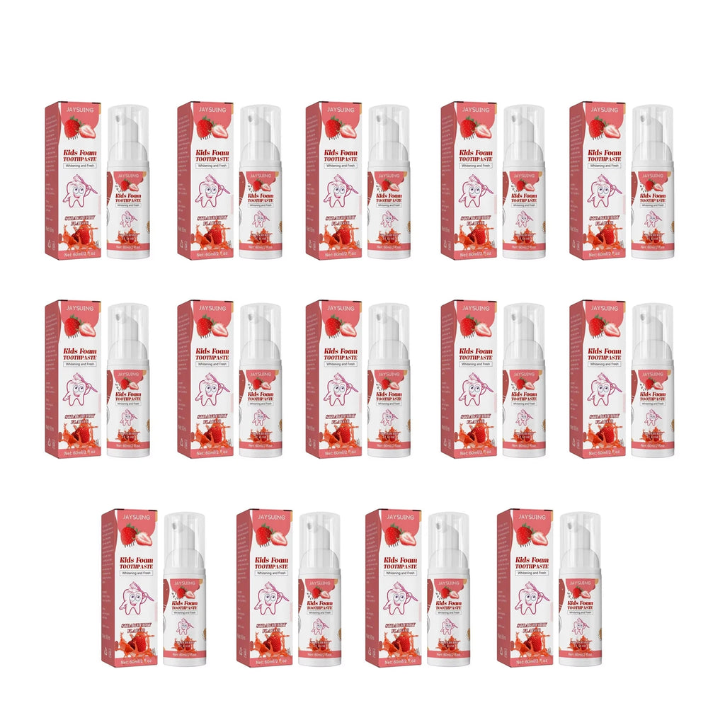 Kids Foam Toothpaste – Whitening, Stain Removal & Gum Care Kids Foam Toothpaste Oasis Select strawberryx14pcs