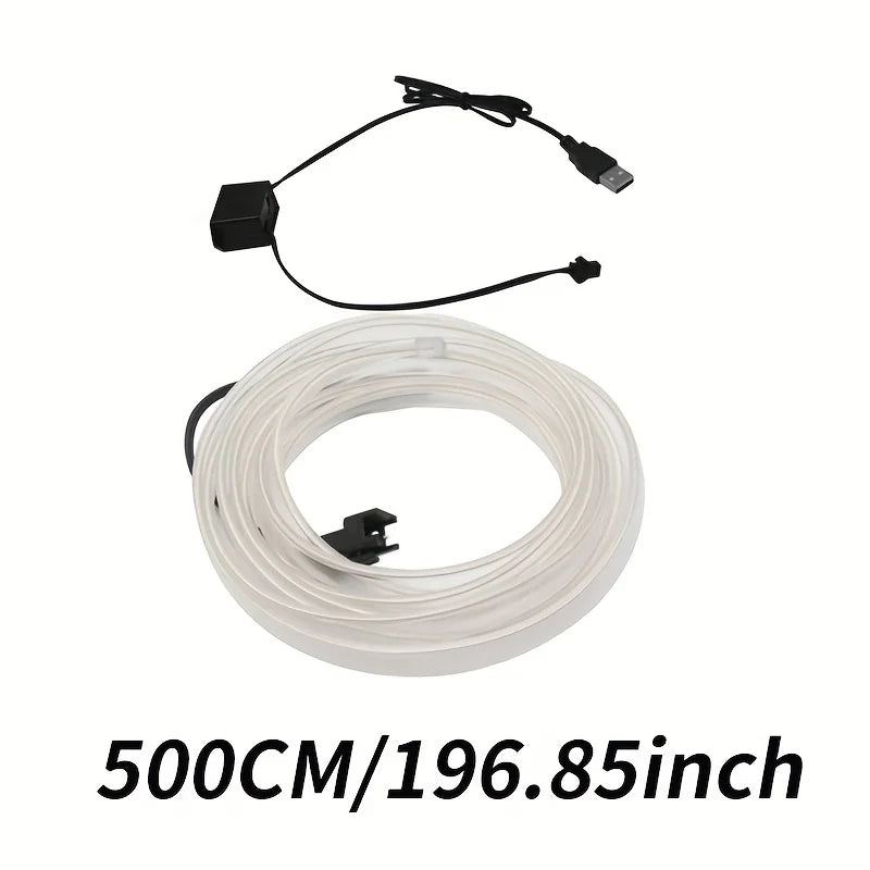 5M USB Car Interior LED Ambient Light Strip | Neon EL Glow