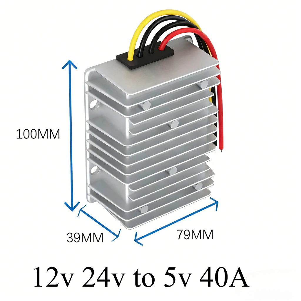 12V 24V to 5V 50A-1A Step Down Voltage Converter Voltage Reducer DC Converter Regulator 12 Volt to 5 Volt Buck Power Supply Oasis Select 12v 24v to 5v 40A 12V 24V 5V|CN