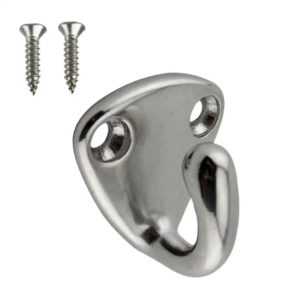 2Pcs 316 Stainless Steel Fender Hook With Closed Eye Spring Clip Marine Boat Yacht Hardware Accessories Fending Hook Parts Oasis Select