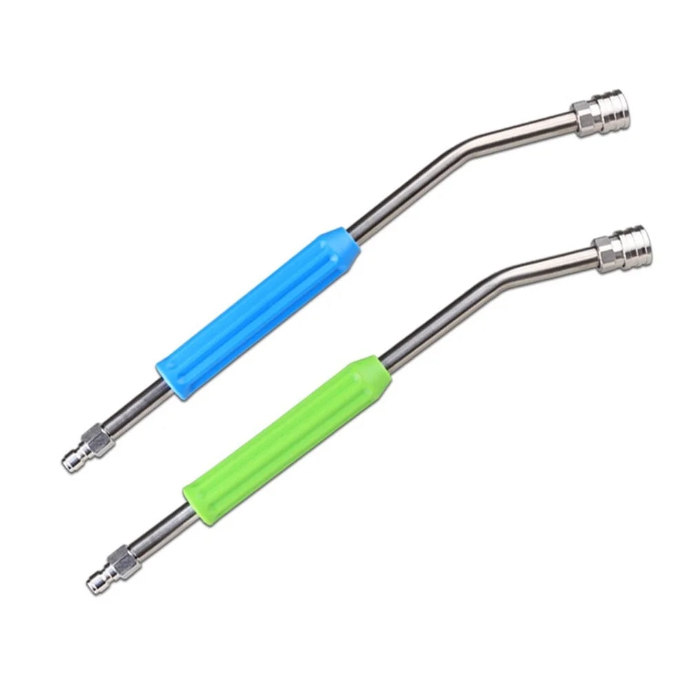 Stainless Steel 30 Degree Bent Extension Rod For High Pressure Washer, 1/4 Quick Connector, 41cm Spray Lance Oasis Select