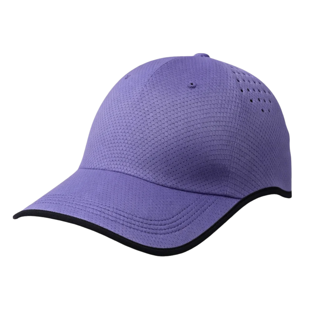 New Design Seamless Baseball Cap Quick Drying Lightweight Sports Hat Packable Breathable Visor Cap Oasis Select Purple