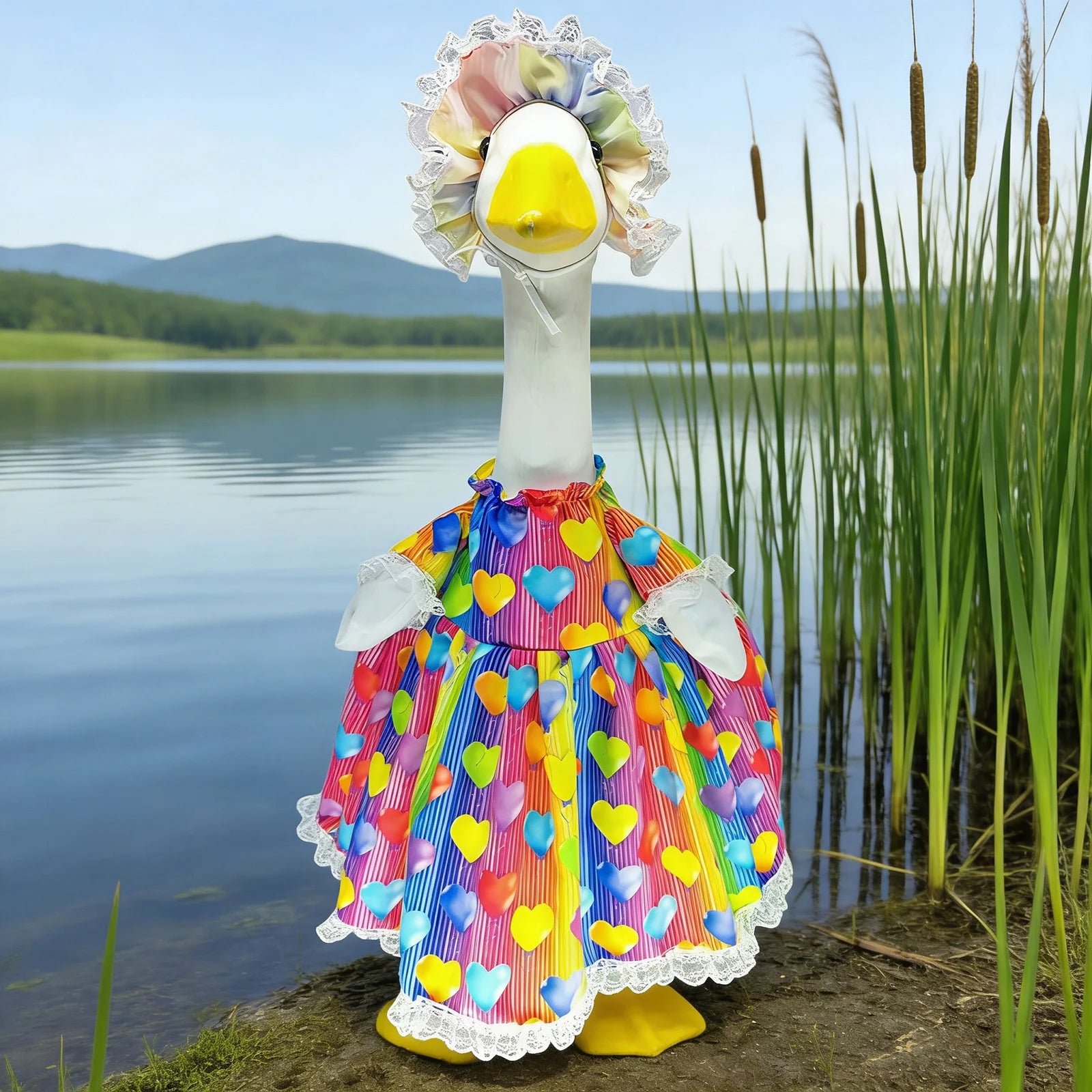 Porch Goose Bathrobe Costume – Cute Funny Goose Outfit Goose Statue Costume Oasis Select D One Size