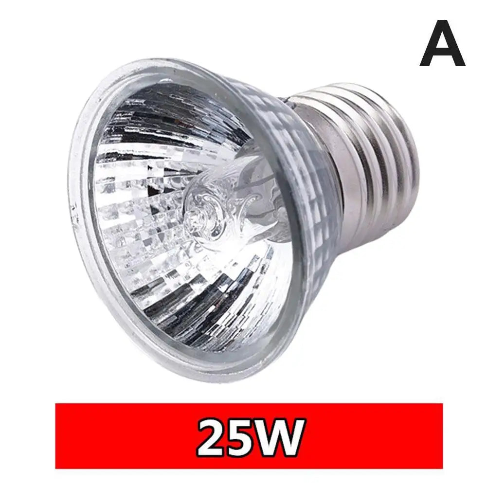 UVA UVB Reptile Heat Lamp 20/50/75W – Full Spectrum Basking