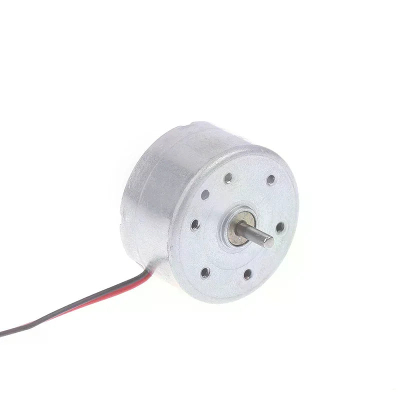 RF-300EA-1D390 DC 1.5V 3V 5V 6V 7250RPM Mini Mute 24mm Round Spindle Motor Precious Metal Brush Engine DIY Solar Power Toy Model Oasis Select Default Title