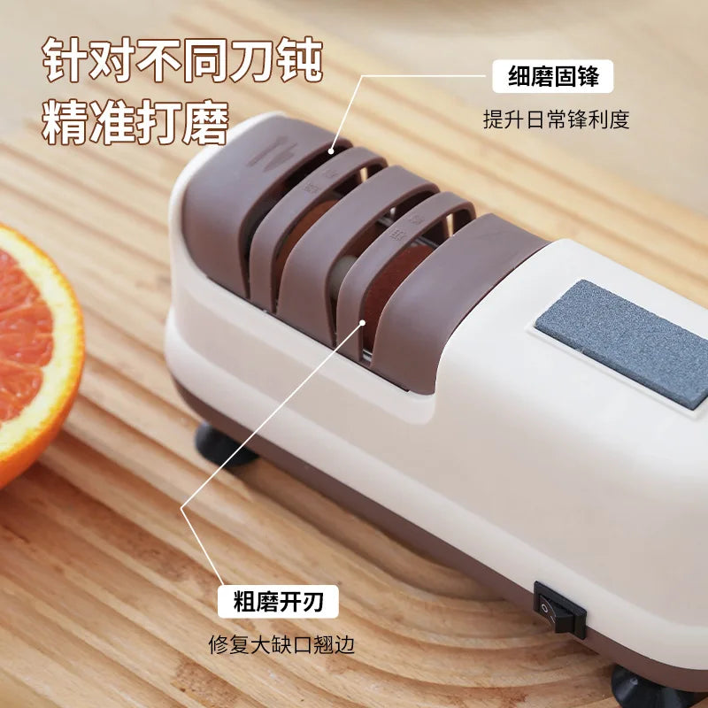 Electric Automatic Knife Sharpener – Multi-Stage Kitchen Tool