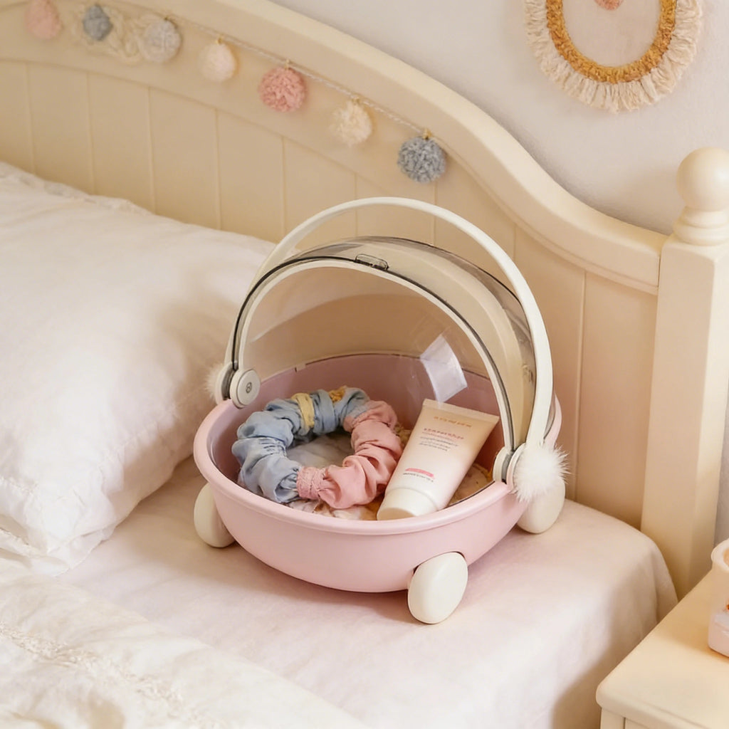 Matrabbu Mokoko Doll Stroller with Storage Box Space Module Doll Sleep Cradle Cart Doll Bed Furniture Accessory Set Oasis Select