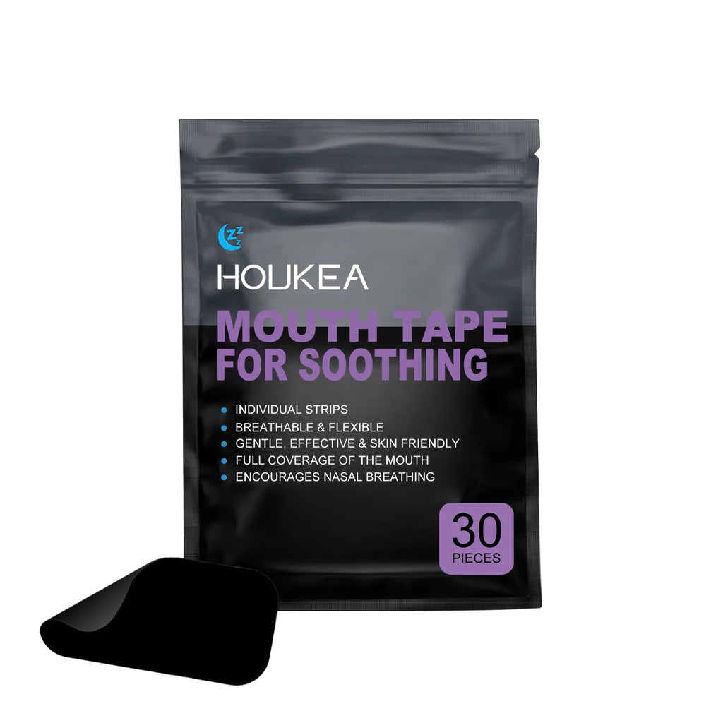 Houkea Stop Snoring Sleep Care Patch Enhanced Breathing Easy Use Mouth Correction Tape Child Adult Portable Help Sleeping Patch Oasis Select 30pcs in Bag