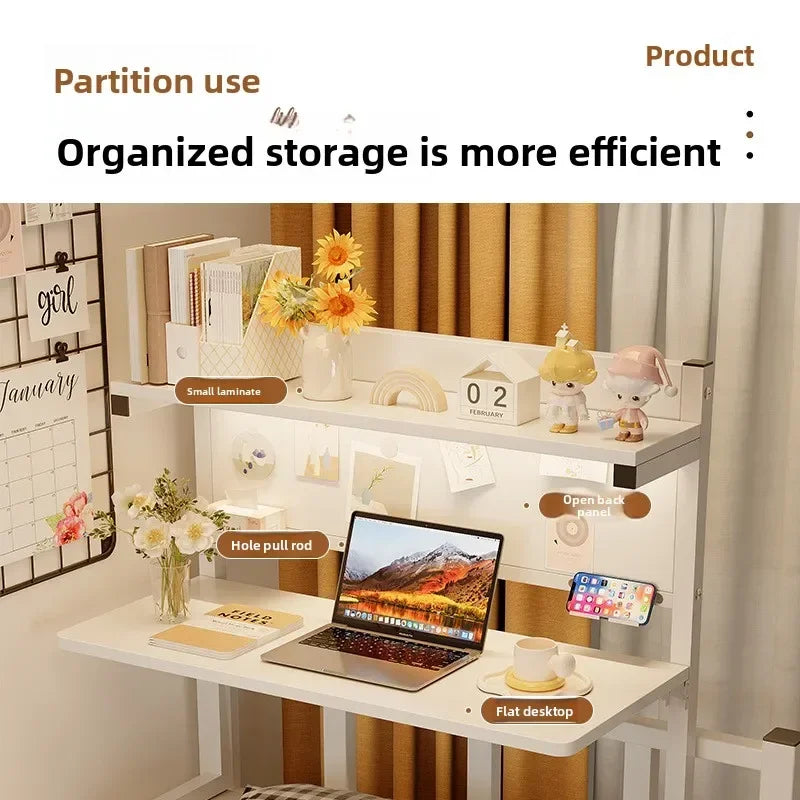 Household GoodsComputer Desk Dormitory Bed Table Folding Desk Upper And Lower Bunk Can Store Fixed E-sports Table Oasis Select