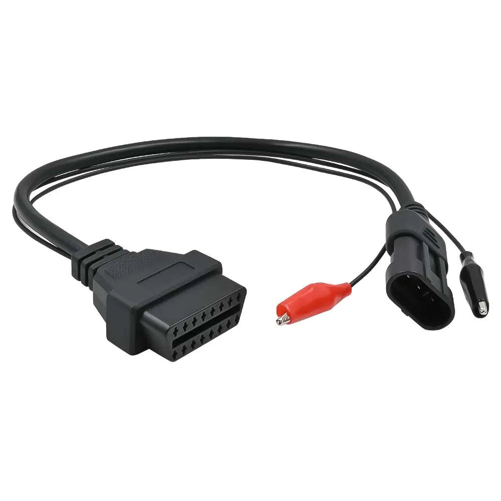 OBD2 3-Pin to 16-Pin Adapter Cable for Fiat Lancia Alfa Romeo OBD2 Diagnostic Adapter Oasis Select