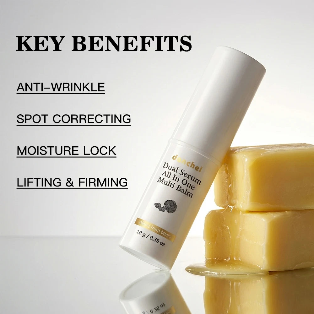 Dual Serum Balm Soothes Dry Patches Quickly Even Tone Deep Hydrate Brighten Revives Dull Complexion Dual-Action Nourishing Cream Oasis Select