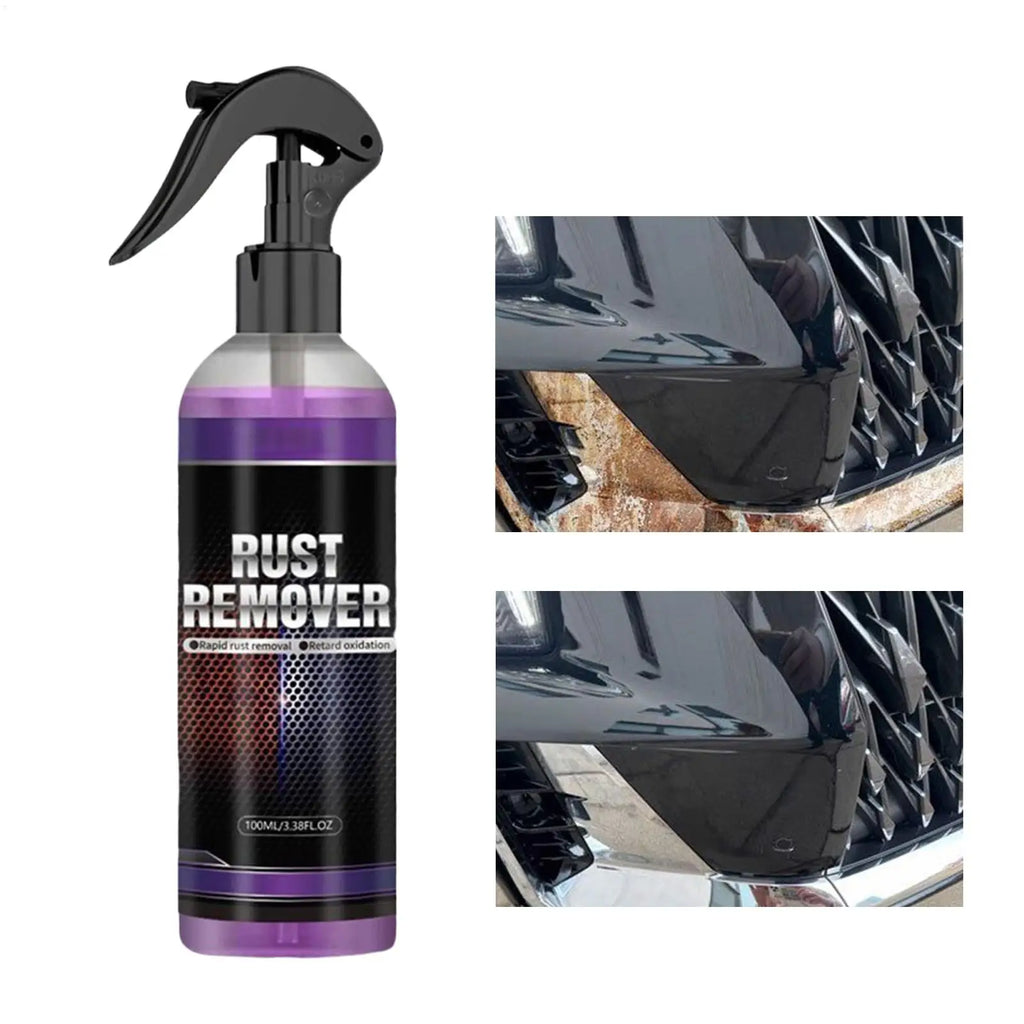 Rust Remover Spray 100ml Auto Paint Metal Surface Car Rust Remover Spray for Exhaust Wheel car Care Stain Removal Agent Oasis Select