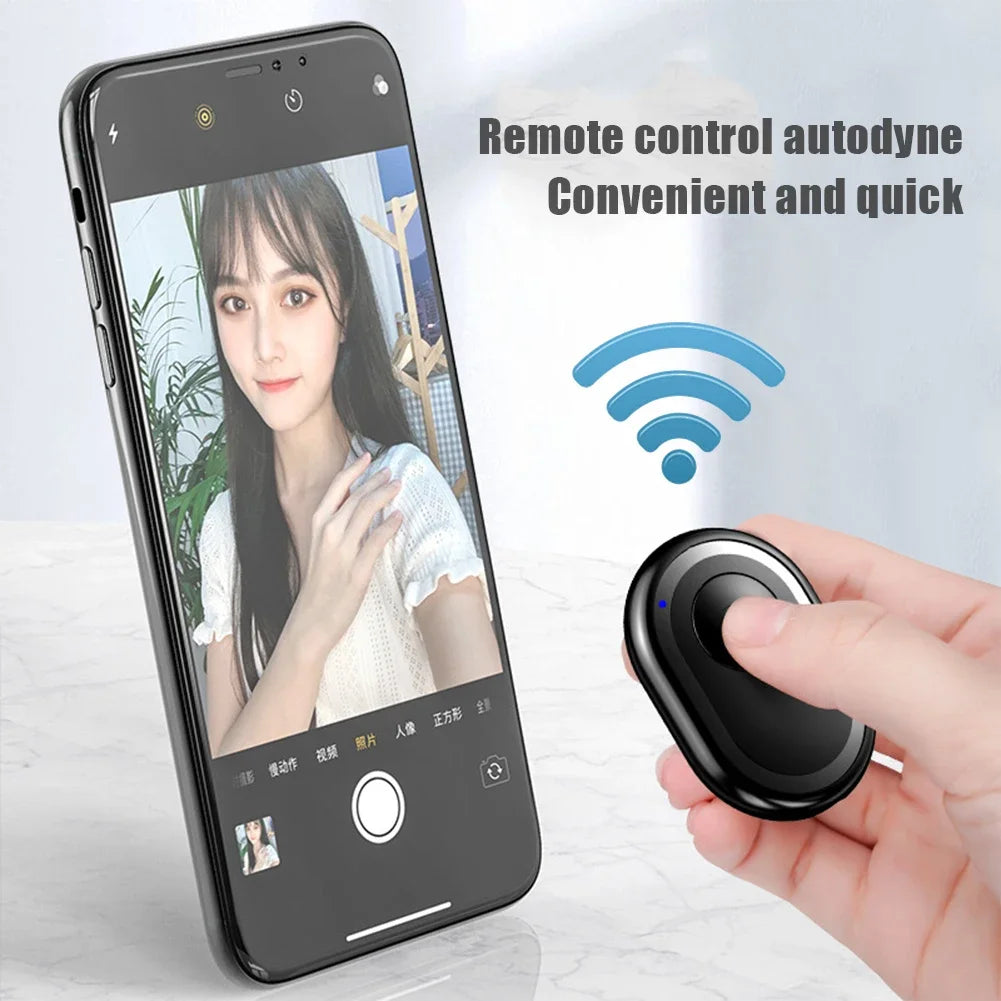 Mini Bluetooth Selfie Shutter Remote for iOS & Android