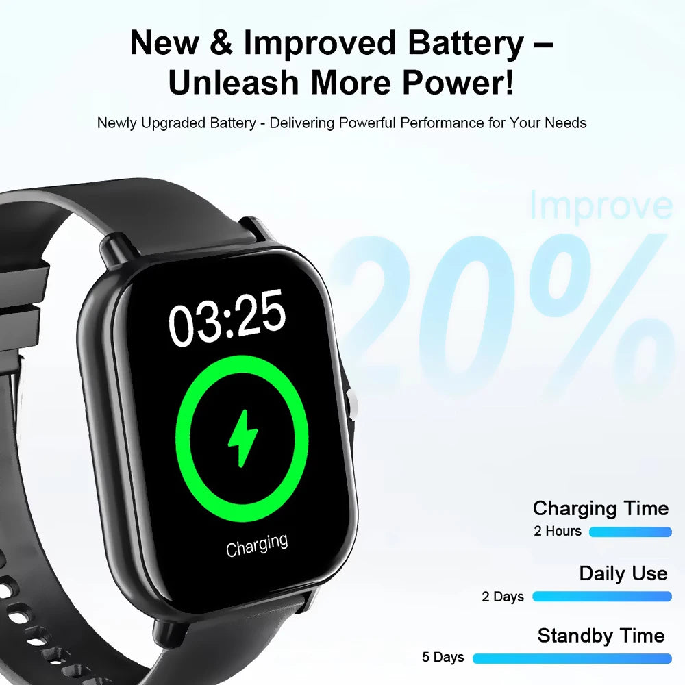 Ola Esporte HW12 Smartwatch – BT Calling, HD Screen & Health Monitor