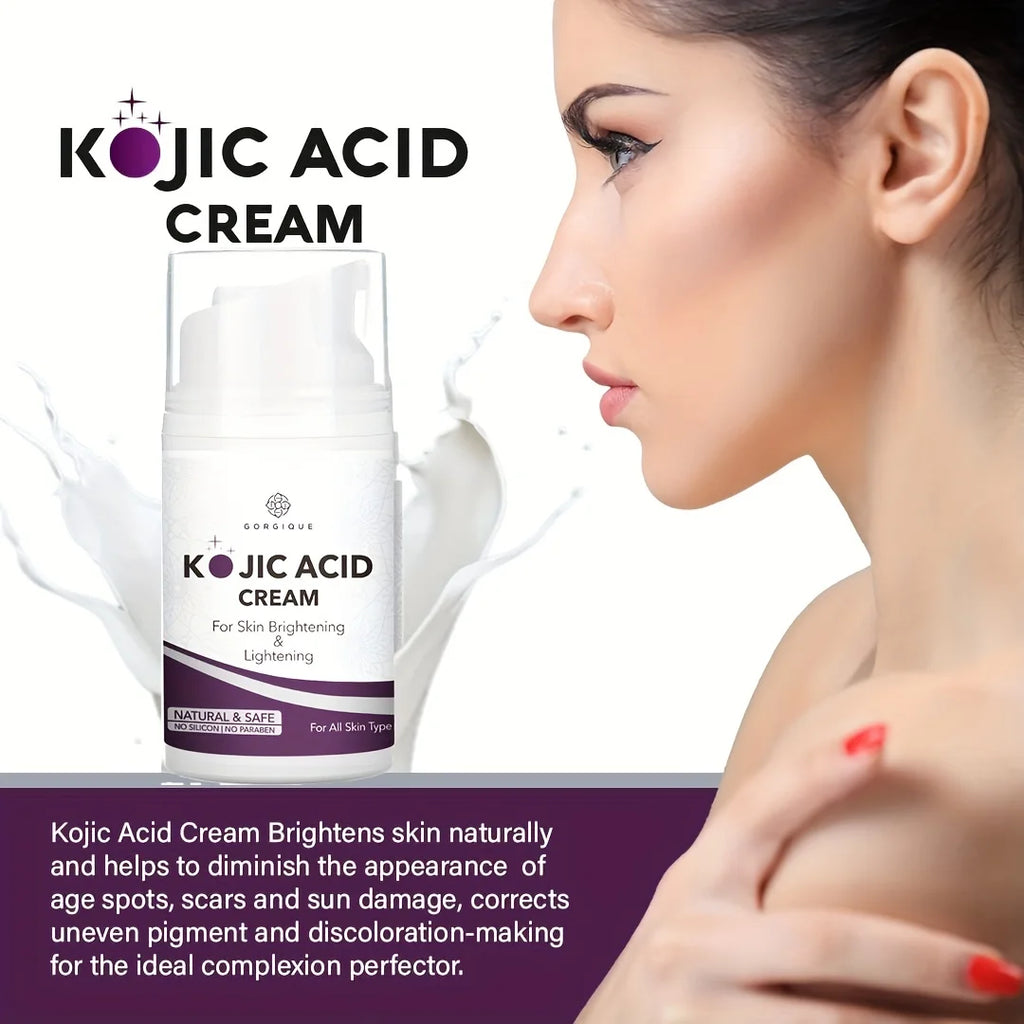 Kojic Acid Face Cream – Niacinamide, Vitamin E & Hyaluronic Acid Brightening Face Cream Oasis Select