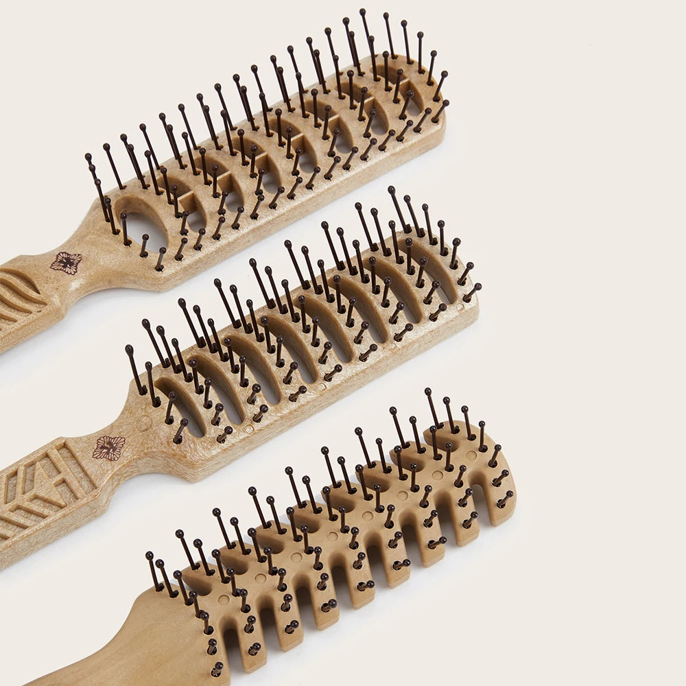 Wooden Wide-Tooth Hair Comb | Scalp Massage & Styling Brush Hair Comb & Brush Oasis Select