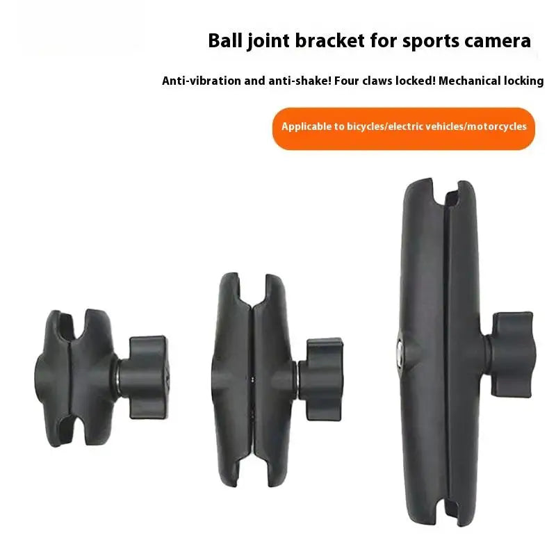 1 Piece 1" Ball Head Mount Adapter Pole Double Socket Arm Aluminum Alloy For RAM Mounts 6/9/15cm Lights Camera Extension Holder Oasis Select