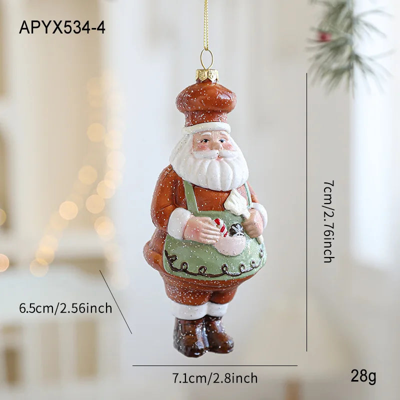 Gingerbread Man Christmas Tree Hanging Ornament Plastic Cute Holiday Pendant For Kids And Adults Home Table Mantel Party Decor Oasis Select Chef