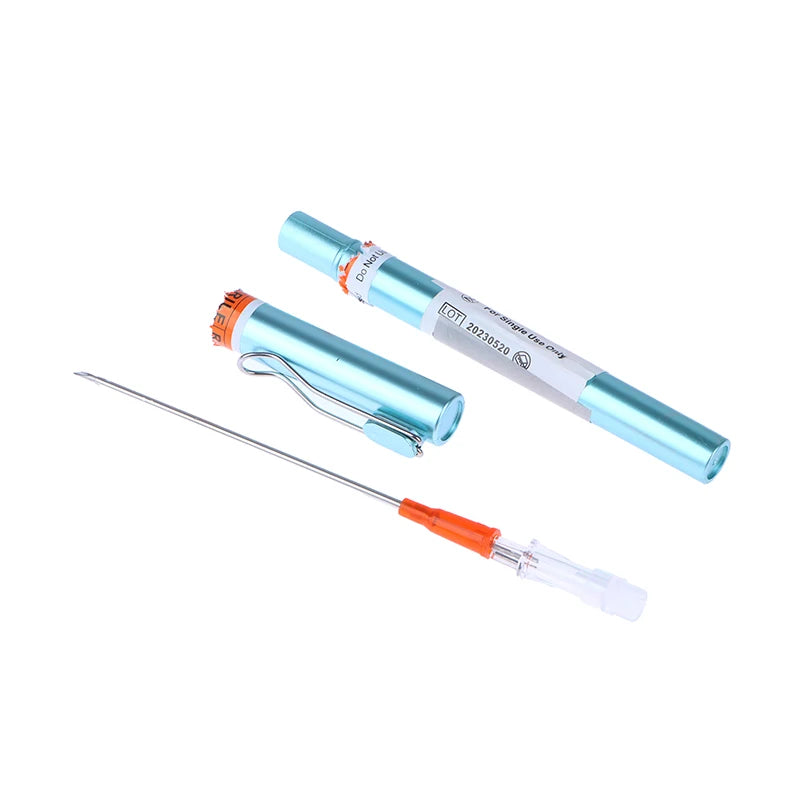 Rescue Pneumothorax Needle Trauma Medical Ifak Chest Cathether Needlecatheter 14GX82MM Needle Decompression Edc First Aid Kit Oasis Select one size