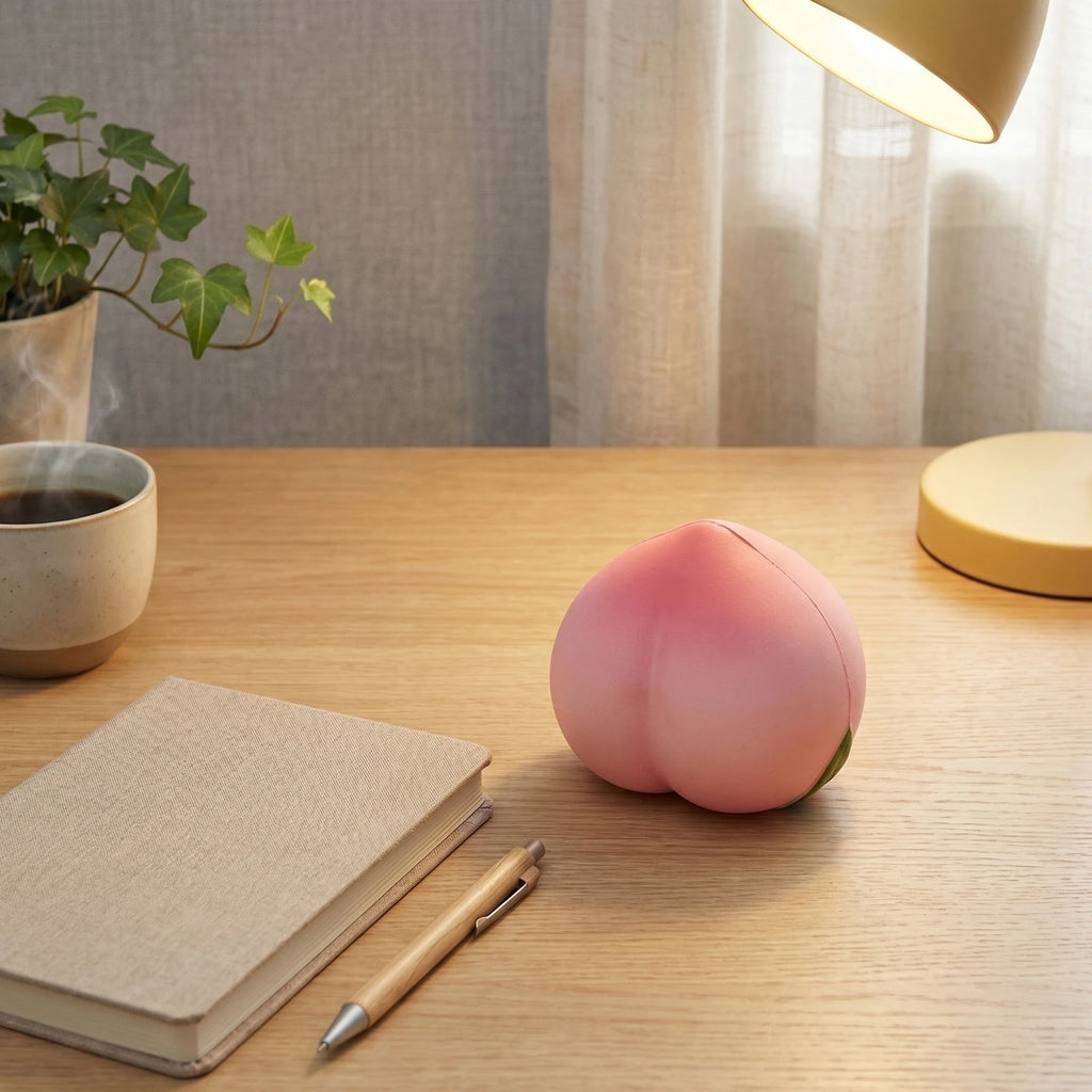 Peach Stress Relief Squishy Toy – Slow Rebound Fidget Gift Stress Relief Toy Oasis Select