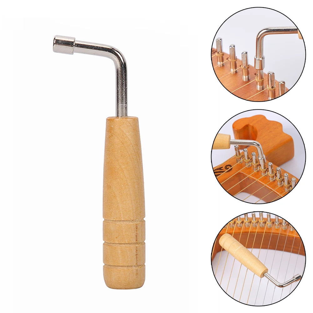 Guzheng Piano Tuning Hammer L-shape Square Wrench Tuner Spanner Tip String Pin Repair Tool For Piano Lyre Harp Tuning Tools Oasis Select