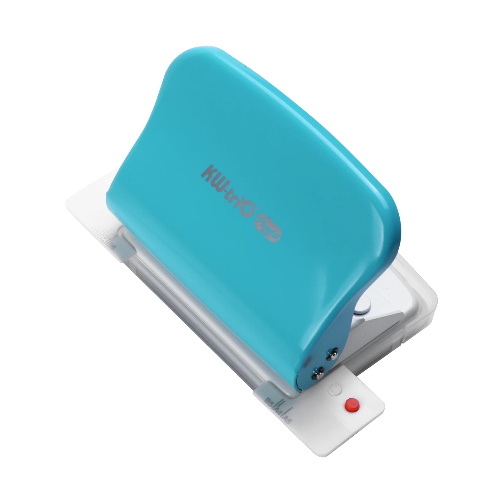 10-Hole Paper Punch Handheld Metal Puncher Support Multiple 20/26/30 Hole Punching 10 Sheet Capacity for A4 A5 B5 Notebook Oasis Select Blue More Holes