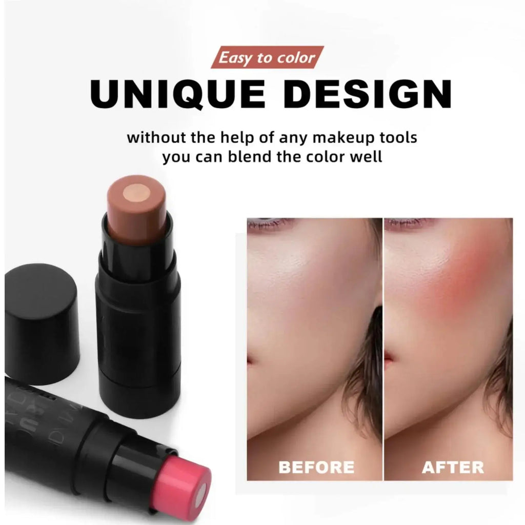 Handaiyan 3-in-1 Blush Highlighter Contour Stick – Cream