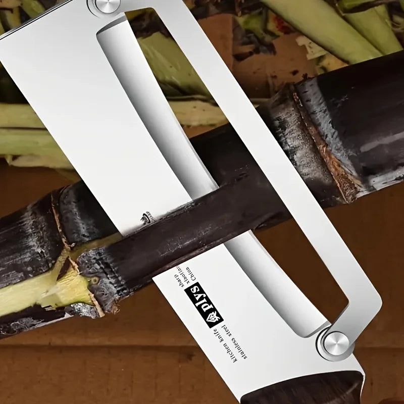 Stainless Steel Peeler with Wooden Handle for Peeling and Slicing Fruits and Vegetables | Durable and Smooth Operation Oasis Select