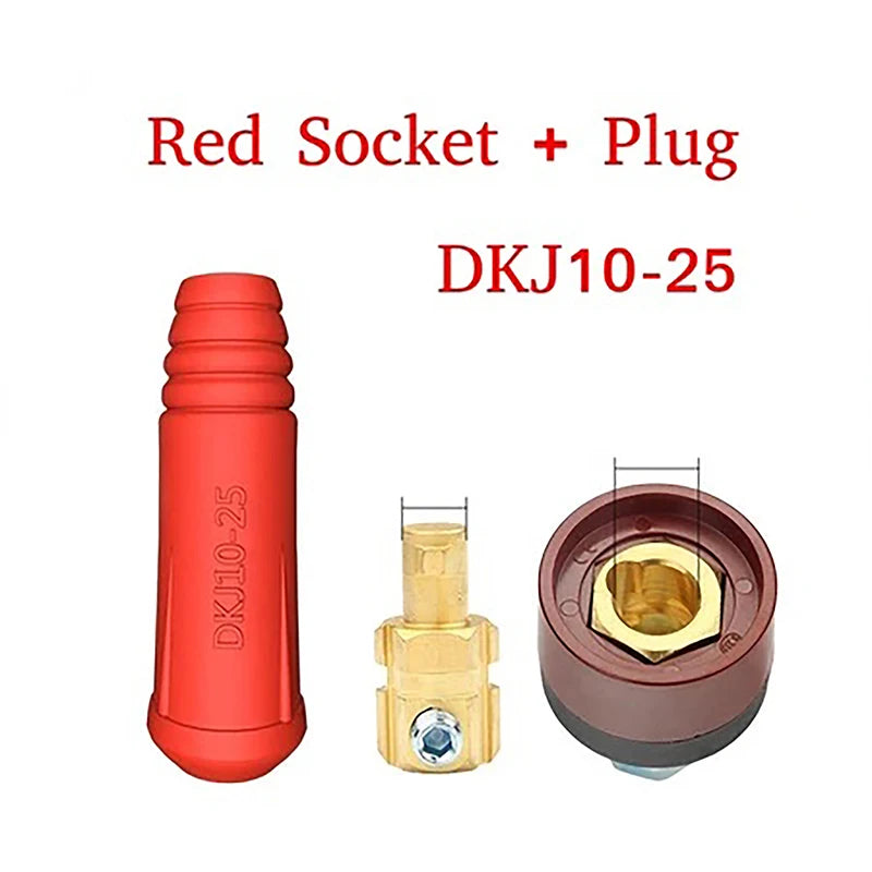 Wholesale DKJ10-25 European Welding Machine Cable Welding Cable Connector Quick Fitting Male Female Cable Oasis Select A3