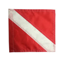 9.6" x 9" Scuba Diving Flag Spearfishing Nylon Float Inflatable Buoy Dive Flag Snorkeling Boat Signal Floater Flag Oasis Select Default Title